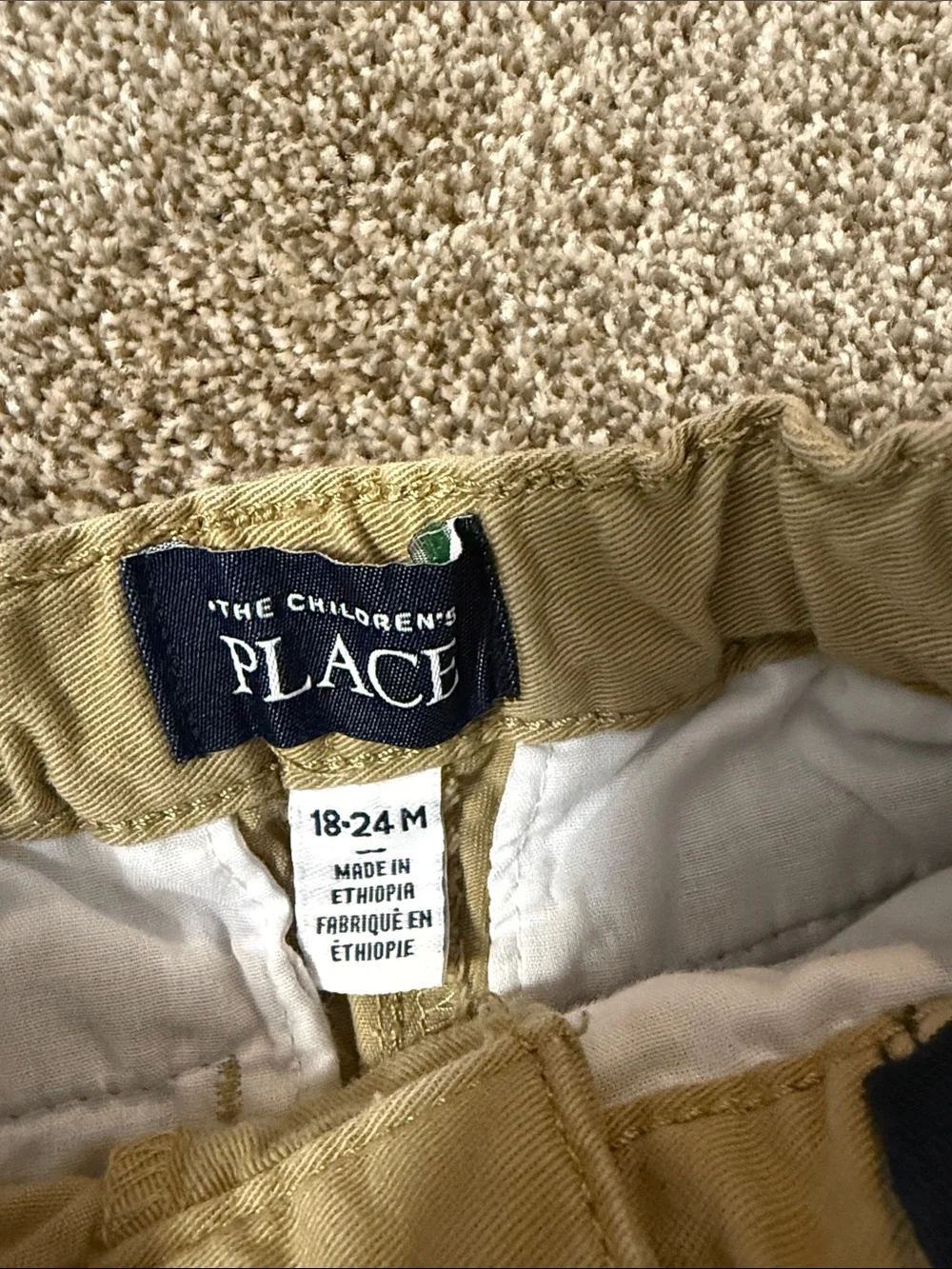 The Children's Place Toddler Pants - Navy & Khaki Pair